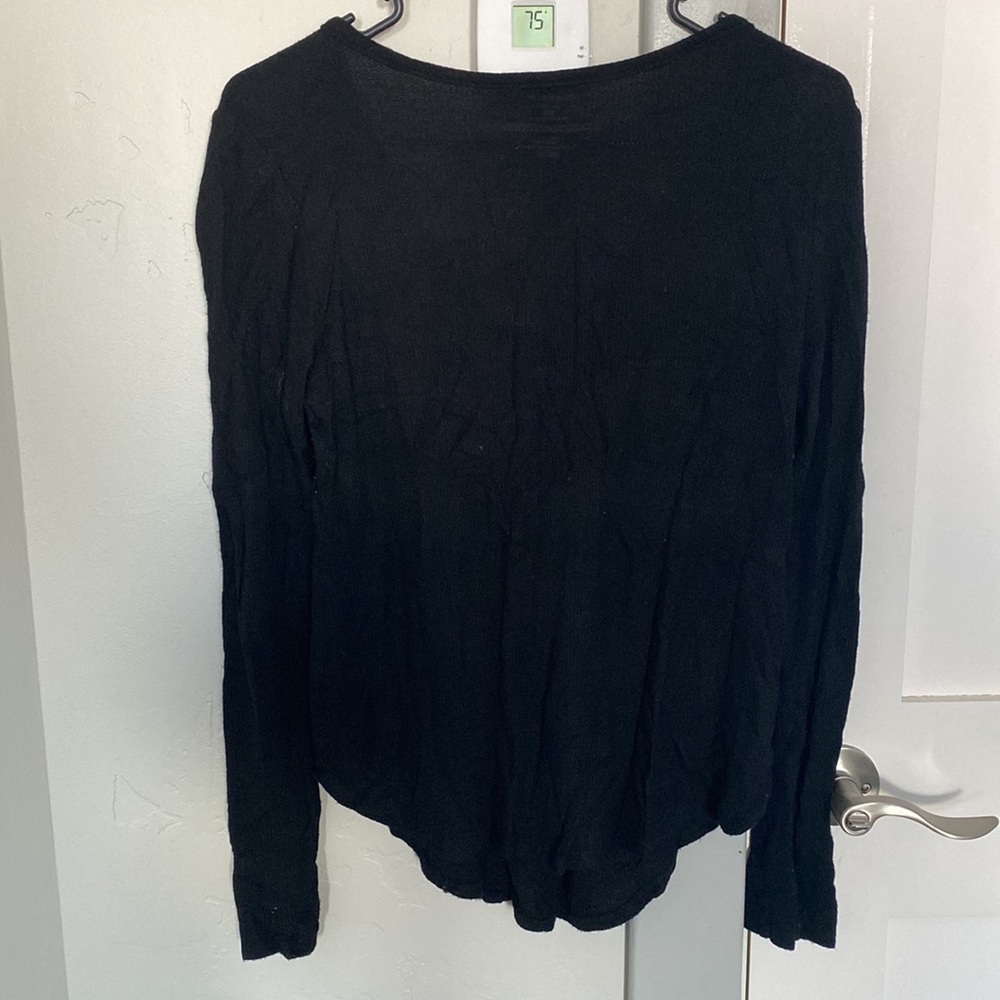 Black Button Down Sweater - image 2